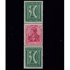 ALEMANIA 1921 ESTAMPILLAS SE-TENANT ZUSAMMENDRUCKE NUEVAS MINT MI S28 15 €